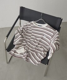 【Penneys（ぺニーズ）別注】マルチボーダー 切替デザインロンT