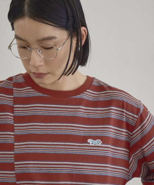 PENNEYS（ぺニーズ）の「【Penneys（ぺニーズ）別注】マルチボーダー 切替デザインロンT（Tシャツ/カットソー・レディース・オフホワイト/ワインレッド/ダークグレー/ライトグレー・M/L）」の18枚目の写真