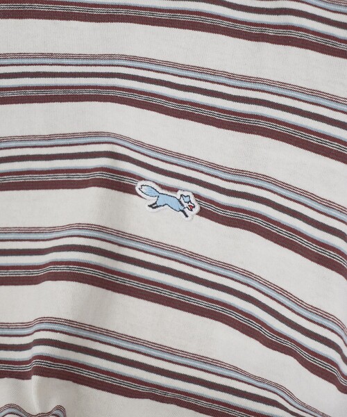 PENNEYS（ぺニーズ）の「【Penneys（ぺニーズ）別注】マルチボーダー 切替デザインロンT（Tシャツ/カットソー・レディース・オフホワイト/ワインレッド/ダークグレー/ライトグレー・M/L）」の20枚目の写真