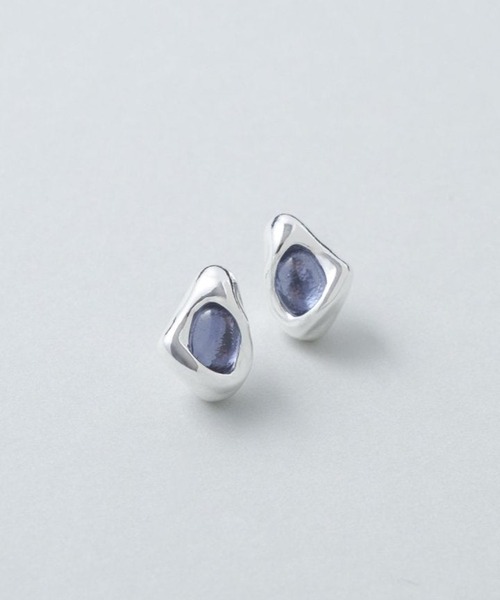 GOLDY(ゴールディ)の「【GOLDY】ニュアンスパーツピアス 1260908(ピアス(両耳用)・レディース・ブラック/グリーン/ブルー/イエロー・FREE)」の1枚目の写真