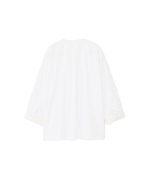 YLEVE(イレーヴ)の「BOURRIENNE × YLEVE / SUPIMA COTTON TYPEWRITER LONG SH / KAN(シャツ/ブラウス・レディース・ネイビー/ホワイト・0/1)」の14枚目の写真