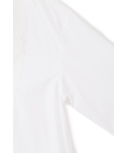 YLEVE(イレーヴ)の「BOURRIENNE × YLEVE / SUPIMA COTTON TYPEWRITER LONG SH / KAN(シャツ/ブラウス・レディース・ネイビー/ホワイト・0/1)」の16枚目の写真