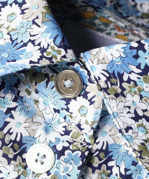 Paul Smith(ポールスミス)の「ウィメンズ リバティプリント 長袖シャツ / 265009 SH169(シャツ/ブラウス・レディース・ブルー/アイボリー・40/38)」の9枚目の写真