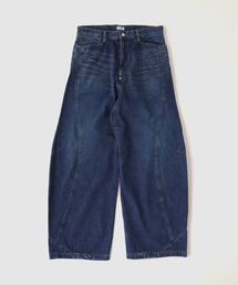 JIEDA / ジエダ VINTAGE-FEEL DRAPED DENIM PANTS