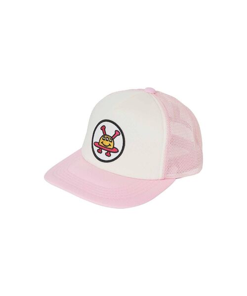 HYSTERIC GLAMOUR(ヒステリックグラマー)の「HYSTERIC UFOワッペン メッシュキャップ(キャップ・レディース・ピンク/ブラック・FREE)」の1枚目の写真