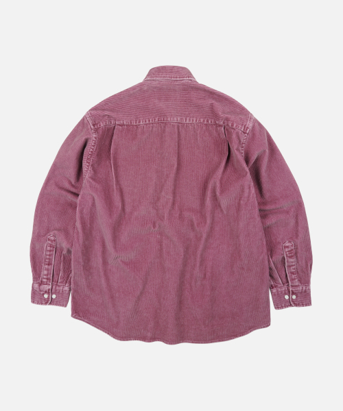 FRIZMWORKS（フリズムワークス）の「PIGMENT 8W コーデュロイシャツ 002 _ ピンク（シャツ/ブラウス・メンズ・その他・SMALL/MEDIUM/LARGE/X-LARGE）」の2枚目の写真
