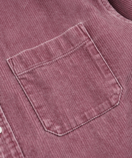 FRIZMWORKS（フリズムワークス）の「PIGMENT 8W コーデュロイシャツ 002 _ ピンク（シャツ/ブラウス・メンズ・その他・SMALL/MEDIUM/LARGE/X-LARGE）」の4枚目の写真