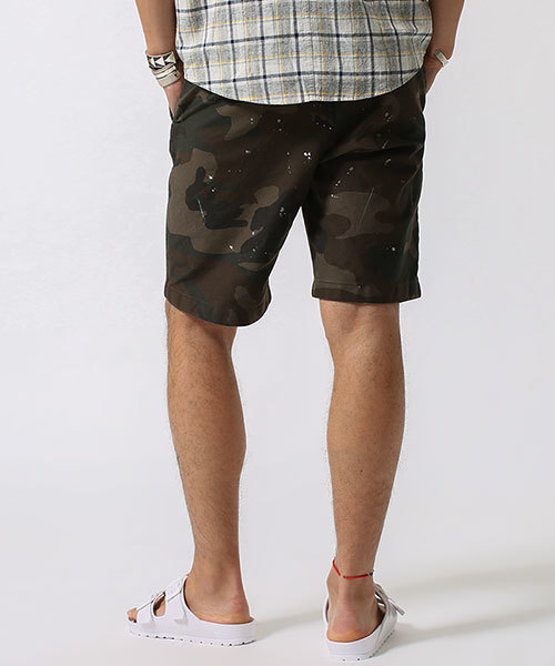 NANO universe（ナノユニバース）の「ハンドリメイクカモショーツ（その他パンツ・メンズ・カーキ/オリーブ・SMALL/LARGE/MEDIUM）」の9枚目の写真