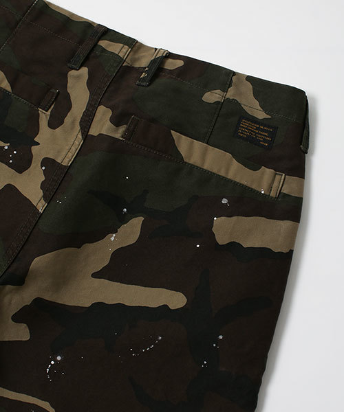 NANO universe（ナノユニバース）の「ハンドリメイクカモショーツ（その他パンツ・メンズ・カーキ/オリーブ・SMALL/LARGE/MEDIUM）」の5枚目の写真