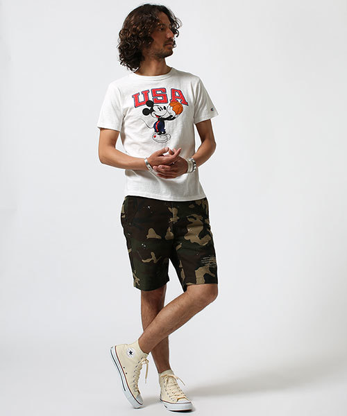 NANO universe（ナノユニバース）の「ハンドリメイクカモショーツ（その他パンツ・メンズ・カーキ/オリーブ・SMALL/LARGE/MEDIUM）」の7枚目の写真