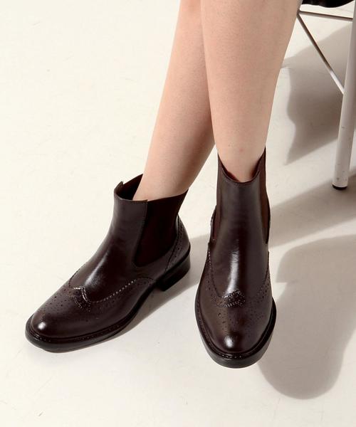 UNITED ARROWS（ユナイテッドアローズ）の「○UBBT サイドゴア レインブーツ◆（レインシューズ・レディース・ダークブラウン/ブラック・LARGE/MEDIUM/SMALL/SS）」の10枚目の写真