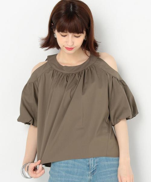 Another Edition（アナザーエディション）の「タイプライタードロップショルダー2/AEMFC タイプライター DROP SLⅡ◆（シャツ/ブラウス・レディース・ホワイト/オリーブ/ブラック/マスタード・FREE）」の3枚目の写真