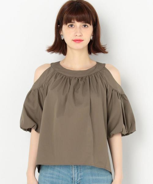 Another Edition（アナザーエディション）の「タイプライタードロップショルダー2/AEMFC タイプライター DROP SLⅡ◆（シャツ/ブラウス・レディース・ホワイト/オリーブ/ブラック/マスタード・FREE）」の10枚目の写真