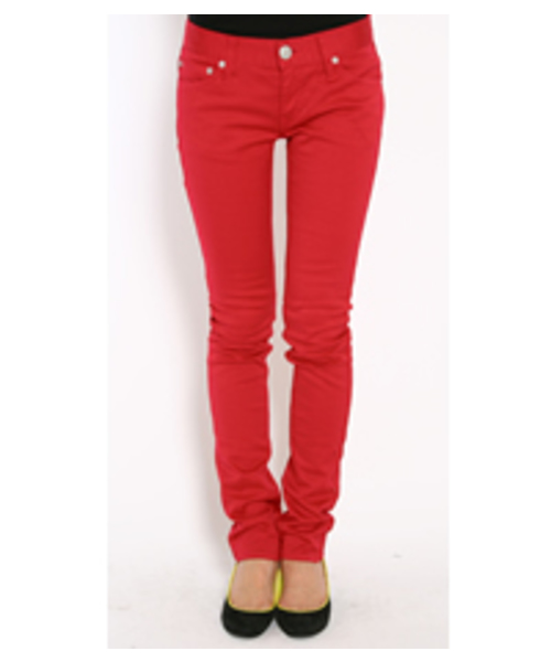 X-girl（エックスガール）の「APPLE POCKET SATIN PANT（その他パンツ・レディース・ブラック/ブルー/パープル/レッド・0/1/2）」の4枚目の写真