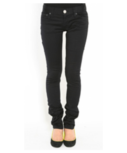 X-girl（エックスガール）の「APPLE POCKET SATIN PANT（その他パンツ・レディース・ブラック/ブルー/パープル/レッド・0/1/2）」の2枚目の写真