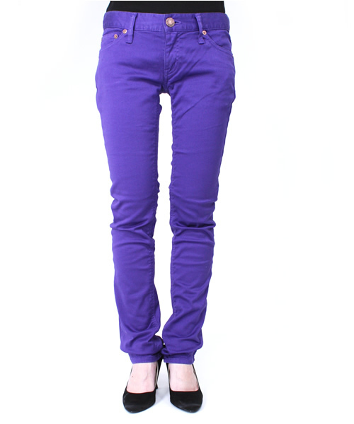 X-girl（エックスガール）の「APPLE POCKET SATIN PANT（その他パンツ・レディース・ブラック/ブルー/パープル/レッド・0/1/2）」の9枚目の写真