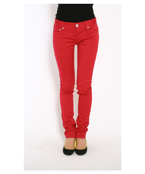 X-girl（エックスガール）の「APPLE POCKET SATIN PANT（その他パンツ・レディース・ブラック/ブルー/パープル/レッド・0/1/2）」の13枚目の写真