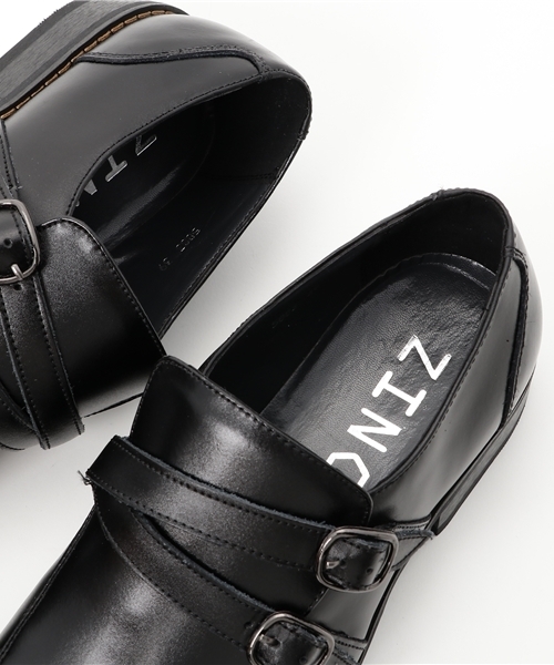 【セール】ZINC / ダブルモンクストラップシューズ(5883)（ドレスシューズ）｜ZINC（ジンク）