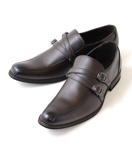 【セール】ZINC / ダブルモンクストラップシューズ(5883)（ドレスシューズ）｜ZINC（ジンク）