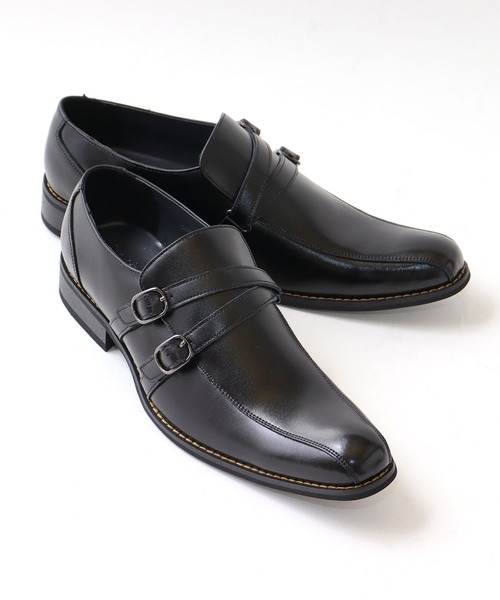 【セール】ZINC / ダブルモンクストラップシューズ(5883)（ドレスシューズ）｜ZINC（ジンク）