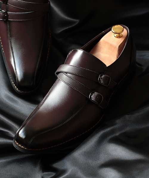 【セール】ZINC / ダブルモンクストラップシューズ(5883)（ドレスシューズ）｜ZINC（ジンク）