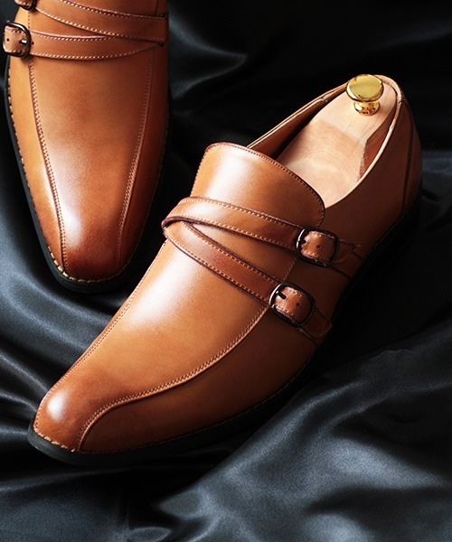 【セール】ZINC / ダブルモンクストラップシューズ(5883)（ドレスシューズ）｜ZINC（ジンク）