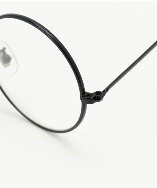 ADAM ET ROPE'（アダムエロペ）の「ラウンドインジェクションメガネ（メガネ・メンズ・シルバー/ブラック・F）」の7枚目の写真