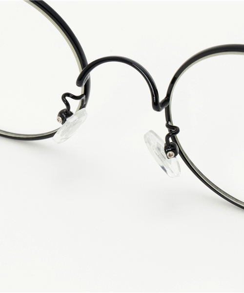 ADAM ET ROPE'（アダムエロペ）の「ラウンドインジェクションメガネ（メガネ・メンズ・シルバー/ブラック・F）」の8枚目の写真