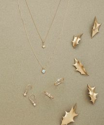 Jouete K10 イエローゴールド　パール ステーション　ネックレス パールネックレス] ステーション（ネックレス）｜Jouete