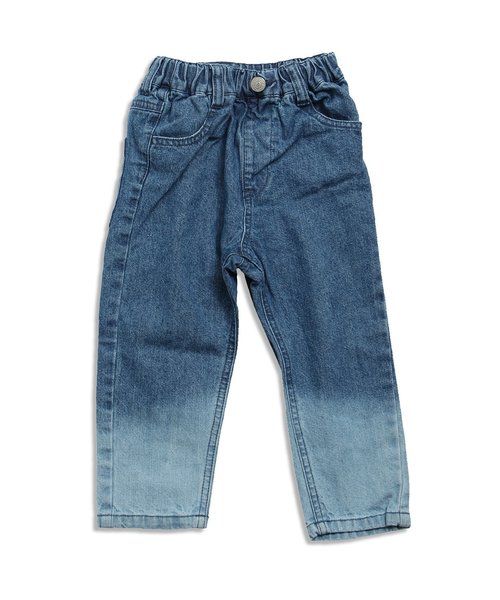 apres les cours（アプレレクール）の「テーパードデニムパンツ 9分丈（デニムパンツ・キッズ・ブルー/ネイビー/サックスブルー・80/90/110/130/100/120）」の7枚目の写真