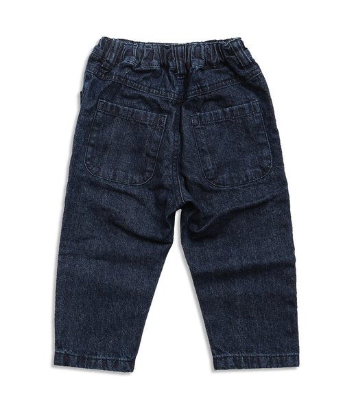 apres les cours（アプレレクール）の「テーパードデニムパンツ 9分丈（デニムパンツ・キッズ・ブルー/ネイビー/サックスブルー・80/90/110/130/100/120）」の10枚目の写真