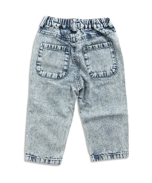 apres les cours（アプレレクール）の「テーパードデニムパンツ 9分丈（デニムパンツ・キッズ・ブルー/ネイビー/サックスブルー・80/90/110/130/100/120）」の11枚目の写真