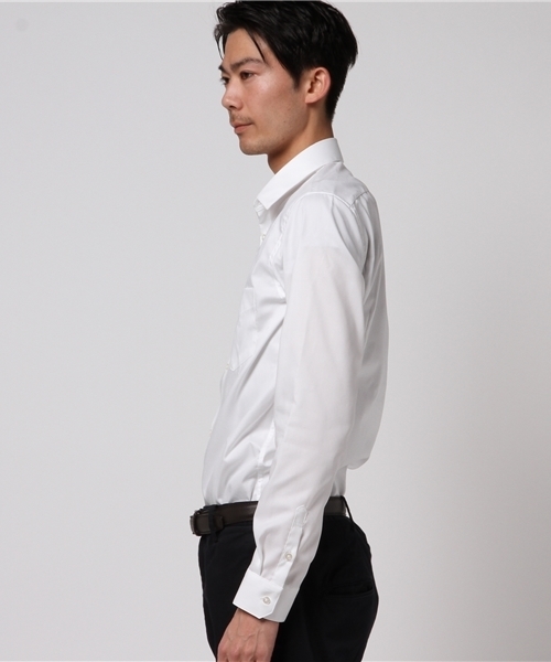 COMME CA ISM（コムサイズム）の「長袖ドレスシャツ（シャツ/ブラウス・メンズ・ホワイト・LARGE/SMALL/X-SMALL/MEDIUM）」の2枚目の写真