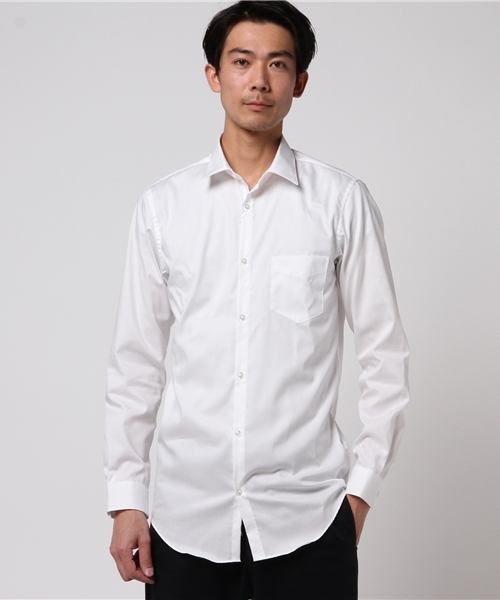 COMME CA ISM（コムサイズム）の「長袖ドレスシャツ（シャツ/ブラウス・メンズ・ホワイト・LARGE/SMALL/X-SMALL/MEDIUM）」の4枚目の写真