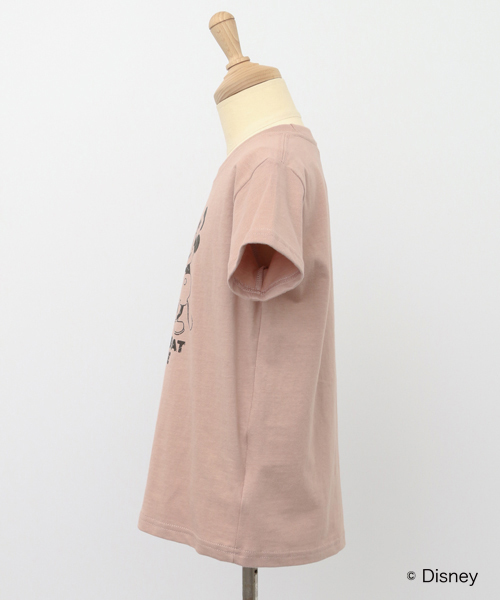 URBAN RESEARCH DOORS（アーバンリサーチドアーズ）の「DOORS　ミッキー/Tシャツ(KIDS)（Tシャツ/カットソー・キッズ・オフホワイト/スミクロ/ピンクベージュ・105/135/120/90）」の6枚目の写真