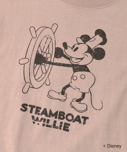 URBAN RESEARCH DOORS（アーバンリサーチドアーズ）の「DOORS　ミッキー/Tシャツ(KIDS)（Tシャツ/カットソー・キッズ・オフホワイト/スミクロ/ピンクベージュ・105/135/120/90）」の11枚目の写真