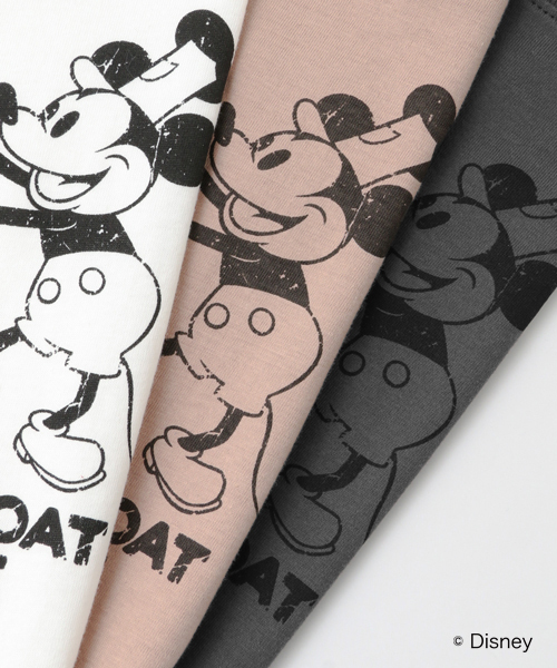 URBAN RESEARCH DOORS（アーバンリサーチドアーズ）の「DOORS　ミッキー/Tシャツ(KIDS)（Tシャツ/カットソー・キッズ・オフホワイト/スミクロ/ピンクベージュ・105/135/120/90）」の14枚目の写真