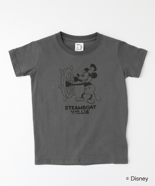 URBAN RESEARCH DOORS（アーバンリサーチドアーズ）の「DOORS　ミッキー/Tシャツ(KIDS)（Tシャツ/カットソー・キッズ・オフホワイト/スミクロ/ピンクベージュ・105/135/120/90）」の16枚目の写真