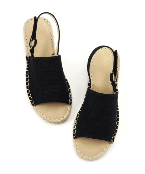 LBC(エルビーシー)の「バックストラッププラットホーム (サンダル・レディース・ブラック/ホワイト/オフホワイト/ブルー・LARGE/MEDIUM)」の8枚目の写真