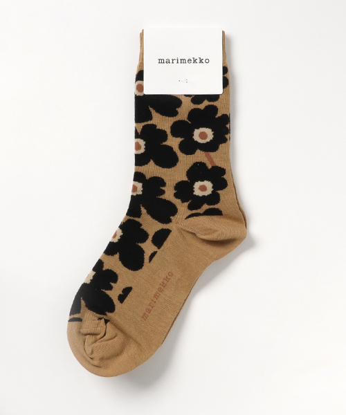 marimekko(マリメッコ)の「UNIKKO / HIETA ANKLE SOCKS (ソックス/靴下・レディース・ベージュ/レッド/アイボリー/ブル-グレ-・40/37/34)」の8枚目の写真