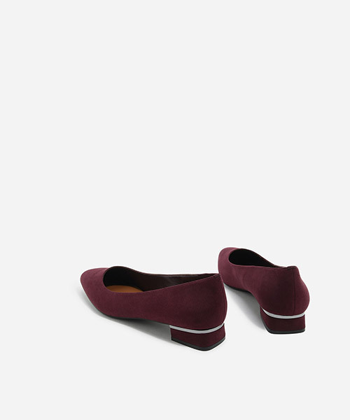 CHARLES & KEITH（チャールズ & キース）の「フォックススエードパンプス / FAUX SUEDE PUMPS（パンプス・レディース・バーガンディー/ブラック/ブラウン系その他/グレー・23.5cm/23cm/22.5cm/25cm/24.5cm）」の12枚目の写真