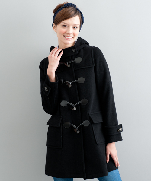 green label relaxing（グリーンレーベルリラクシング）の「◆GO W ダッフルコート（ダッフルコート・レディース・ブラック/ベージュ/マスタード・36/38/40/42）」の15枚目の写真