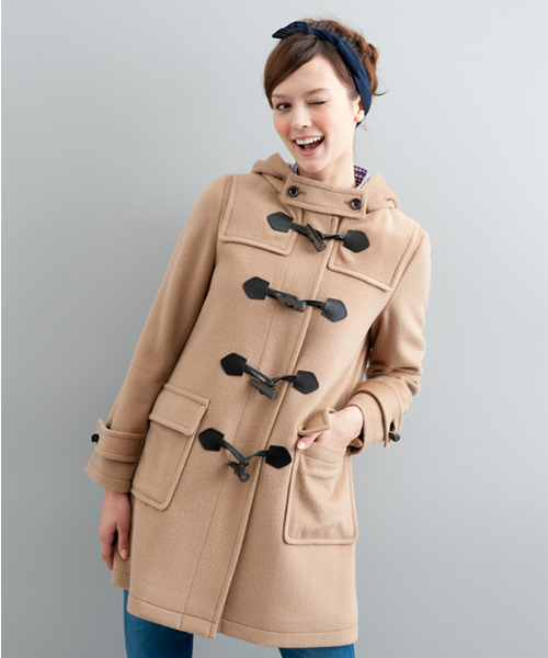 green label relaxing（グリーンレーベルリラクシング）の「◆GO W ダッフルコート（ダッフルコート・レディース・ブラック/ベージュ/マスタード・36/38/40/42）」の16枚目の写真