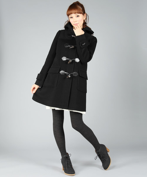 green label relaxing（グリーンレーベルリラクシング）の「◆GO W ダッフルコート（ダッフルコート・レディース・ブラック/ベージュ/マスタード・36/38/40/42）」の7枚目の写真