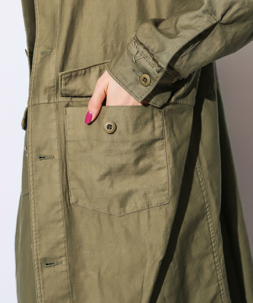 CIAOPANIC（チャオパニック）の「リメイク風バックサテンコート（その他アウター・レディース・ホワイト/ネイビー/カーキ・FREE）」の20枚目の写真