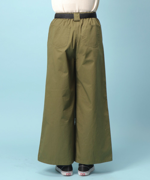 notch.（ノッチ）の「バイオ加工ベルト付きワイドパンツ（その他パンツ・レディース・オレンジ/カーキ/ベージュ・M）」の10枚目の写真