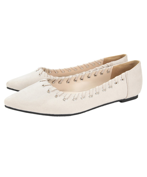 titivate（ティティベイト）の「ﾊﾄﾒﾚｰｽｱｯﾌﾟﾊﾟﾝﾌﾟｽ（パンプス・レディース・ブラック/ピンク/イエロー/ブルー/グリーン/アイボリー/キャメル・LL/S/M/L）」の2枚目の写真