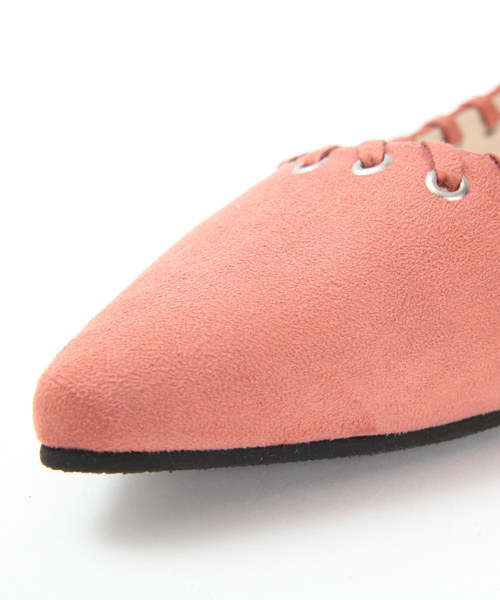 titivate（ティティベイト）の「ﾊﾄﾒﾚｰｽｱｯﾌﾟﾊﾟﾝﾌﾟｽ（パンプス・レディース・ブラック/ピンク/イエロー/ブルー/グリーン/アイボリー/キャメル・LL/S/M/L）」の17枚目の写真