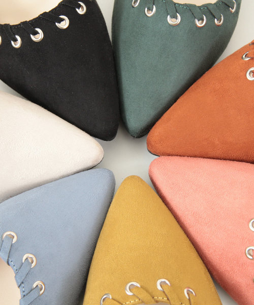 titivate（ティティベイト）の「ﾊﾄﾒﾚｰｽｱｯﾌﾟﾊﾟﾝﾌﾟｽ（パンプス・レディース・ブラック/ピンク/イエロー/ブルー/グリーン/アイボリー/キャメル・LL/S/M/L）」の15枚目の写真