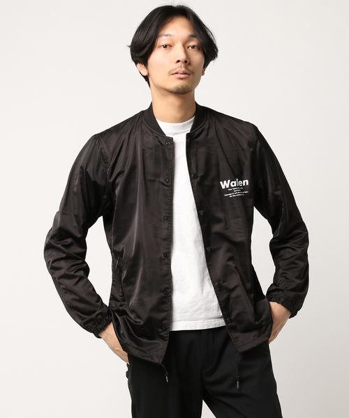 AZUL by moussy（アズールバイマウジー）の「バックプリント衿リブコーチジャケット（その他アウター・メンズ・ブラック/ネイビー・LARGE/MEDIUM/SMALL）」の12枚目の写真